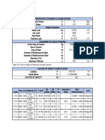 Table 4.19: RC Column 1