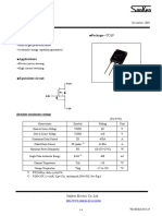 60V N - CH Mosfet: Features Package-TO3P