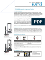 Plastics: ASTM D695 Compressive Properties of Plastics