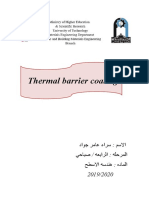 " Thermal Barrier Coating