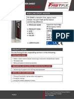 Pure Epoxy Fx-E400: Technical Data Sheet