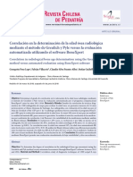 Mehu525 - U1 - T1 - Correlación en La Determinación de La Edad Ósea Radiológica