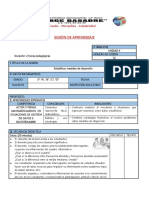 SESIÓN DE APRENDIZAJE Estadistica