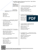 Conditionals (If Clauses) and Wish Clauses Advanced Level Test - Quiz Online Exercise With Answers 2