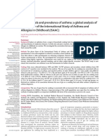 Cooking Fuels and Prevalence of Asthma: A Global Analysis of Phase Three of The International Study of Asthma and Allergies in Childhood (ISAAC)