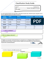 Classification Study Guide