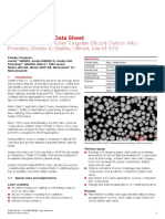 Material Product Data Sheet Cobalt Chromium (Nickel Tungsten Silicon) Carbon Alloy Powders (Similar To Stellite, Ultimet, Mar M 509)