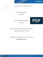 Actividad 3 Elección de Un Problema Ético en El Ámbito Organizacional