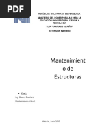 Trabajo de Mantenimiento de Estructuras