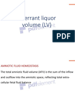 Aberrant Liquor Volume