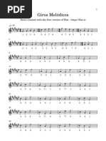 Giros Melódicos: Score Created With The Free Version of Flat - Https://flat - Io