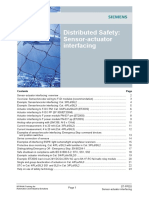 Distributed Safety: Sensor-Actuator Interfacing: SITRAIN Training For