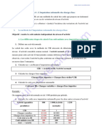 Limputation Rationnelle Des Charges Fixes