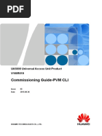 UA5000 PVM V100R019 Commissioning Guide 05