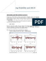 Arch Model and Time-Varying Volatility