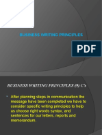 Business Writing Principles