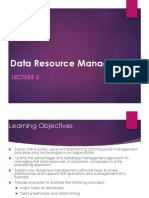 LECTURE 3-Data Resource Management