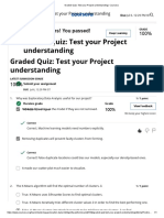 Graded Quiz - Test Your Project Understanding - Coursera