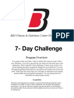 7-Day Challenge: BB3 Fitness & Nutrition Center Presents The