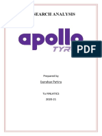 Apollo Tyres Research Project