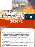 Sociales y Ciudadanas 2016 - 2