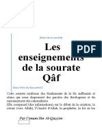 Les Enseignements de Sourate Kahf