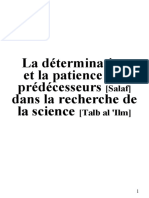 La Détermination Des Salaf Dans La Recherche de La Science