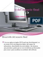 Desarrollo Del Usuario Final