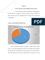 Average Monthly Household Income: Presentation, Analysis, and Interpretation of Data