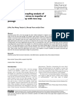 Fluid-Structure Coupling Analysis of Deformation and Stress in Impeller of An Axial-Flow Pump With Two-Way Passage