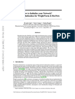 How To Initialize Your Network? Robust Initialization For Weightnorm & Resnets