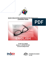 Basic Education Assistance For Mindanao Learning Guide: Grade Four English Module 5: Noting Details Second Grading Period