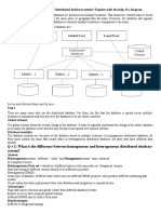 Q # 1: What Are The Components of Distributed Database System? Explain With The Help of A Diagram. Answer