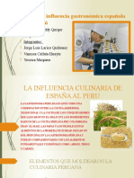 La Influencia Culinaria de España Al Peru