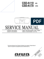 Aiwa Csd-A110, Csd-A170 PDF