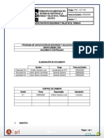 Programa de Capacitaciòn en SST