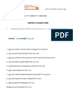 Question Formation Guide