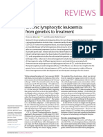 Reviews: Chronic Lymphocytic Leukaemia: From Genetics To Treatment