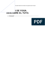 Yoga 28 Tipos de Yoga