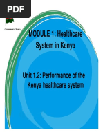 MODULE 1: Healthcare System in Kenya