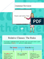 Year 6 Grammer Revision Guide and Quick Quiz Passive and Active Voice.71665014