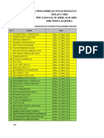 Jadwal Pengambilan Tugas Kegiatan Romadhon Kelas X TKR Per Tanggal 29 April SD 30 April 2020 SMK Widya Kartika