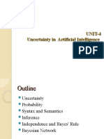 UNIT-4 Uncertainty in Artificial Intelligence