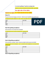 Apply The Rules in The Right Side of The Tables Aplicar Las Reglas en El Lado Derecho de Las Tablas