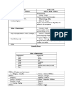 Chammiyog Edas: Family Tree