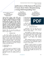 Analysis and Quantification of Mechanical Properties of Various ERW Seam Steel Tubes Manufacturing Processes Using Drift Expanding Test