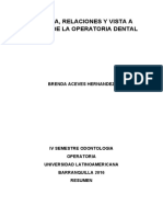 Relatoria de Operatoria Historia Relaciones y Dinamismo