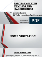 Collaboration With Families and Stakeholders: Home Visitations HRPTA For Reporting of Achievement