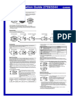 Casio qw3344 PDF