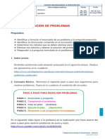 Matemáticas Grado Segundo Pasos Resolución de Problemas